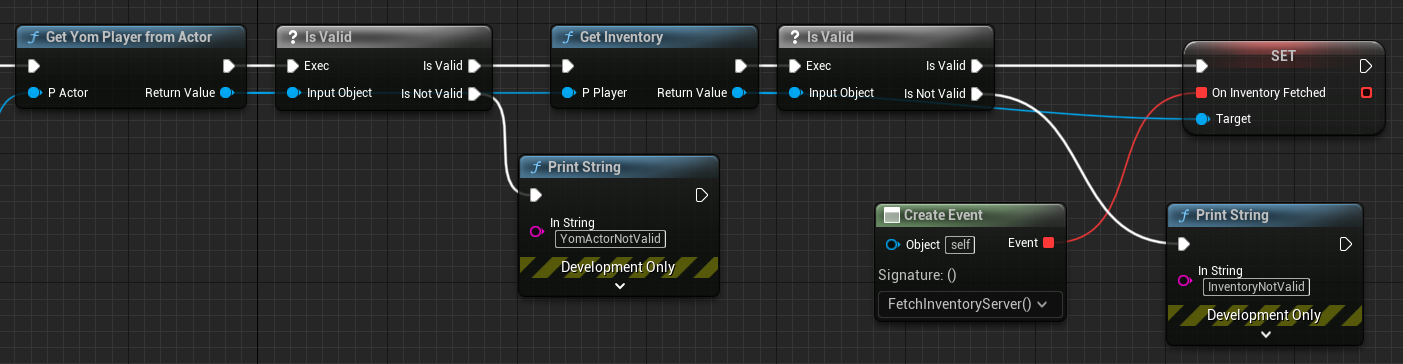 Blueprint to check if wallet is fetched