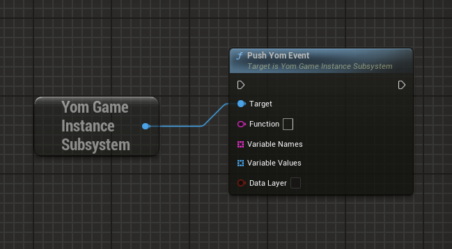 PushYomEvent Blueprint